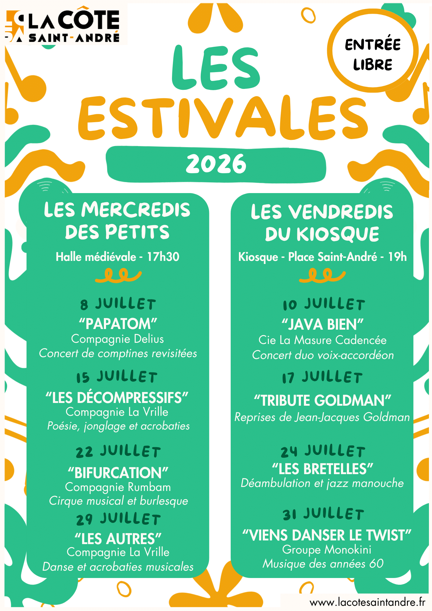 ESTIVALES 2026