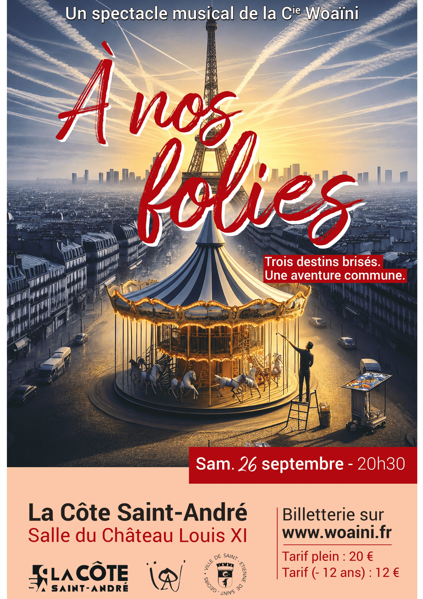 Spectacle A nos folies Woaini